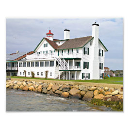 Farol de Bass River, Impressão de Foto de Massachu