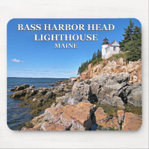 Farol de Cabeça de Bass Harbor, Maine Mousepad
