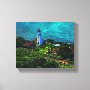 Farol de cabeça de diamante #1 Canvas
