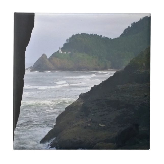 Farol de Cabeça de Heceta e Leões Marítimos, OU (Frente)