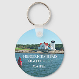 Farol de Cabeça de Hendricks, Maine Chaveiro