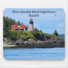 Farol de Cabeça Oeste, Maine Mousepad