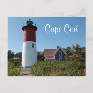 Farol de Cape Cod Nauset, cartão postal de Massac