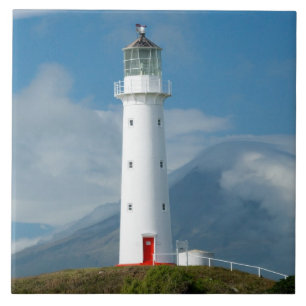Farol de Cape Egmont e Mt Taranaki/Mt