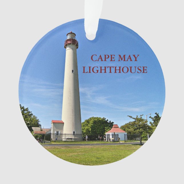Farol de Cape May, ornamento de New-jersey (Frente)
