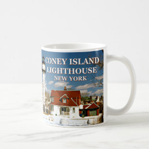 Farol de Coney Island, caneca de New York