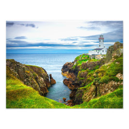Farol de Fanad Head Penhascos – Impressão de Foto