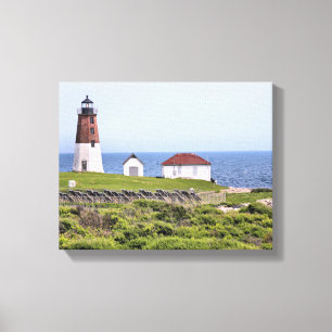 Farol de Judith do ponto, canvas de RI