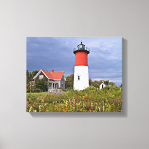 Farol de Nauset, impressão maciço das canvas de