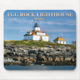 Farol de Ovo, Bar Harbor Maine Mousepad