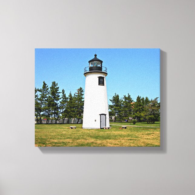 Farol de Plum Island, Canvas MÃE (Frente)