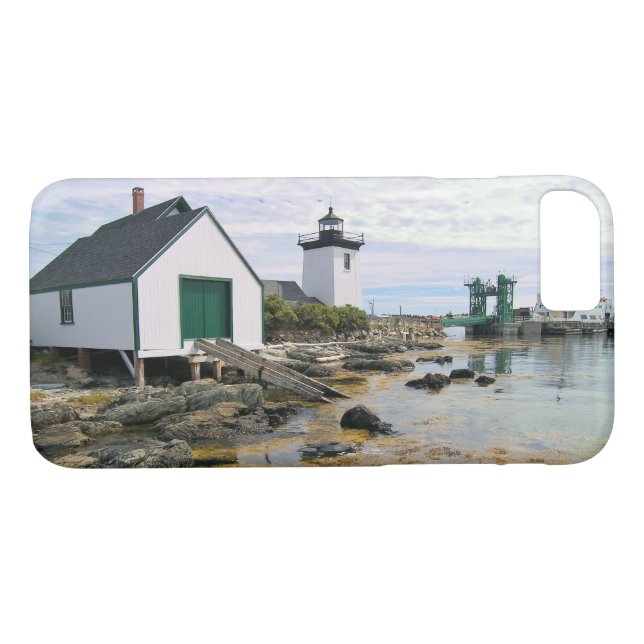 Farol de Ponto Grindle, capas de iphone de Maine (Verso (Horizontal))