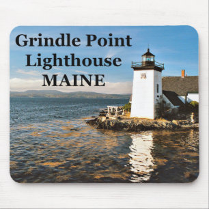 Farol de Ponto Grindle, Maine Mousepad