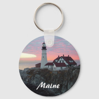 Farol de Portland em Maine Chaveiro
