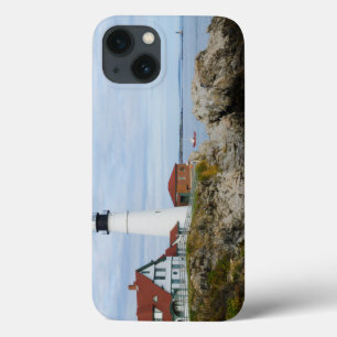 Farol de Portland Headlight em costa rochosa