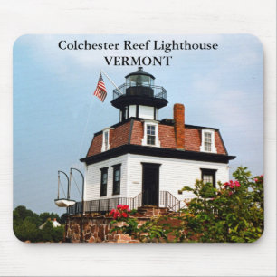 Farol de Recife de Colchester, Vermont Mousepad
