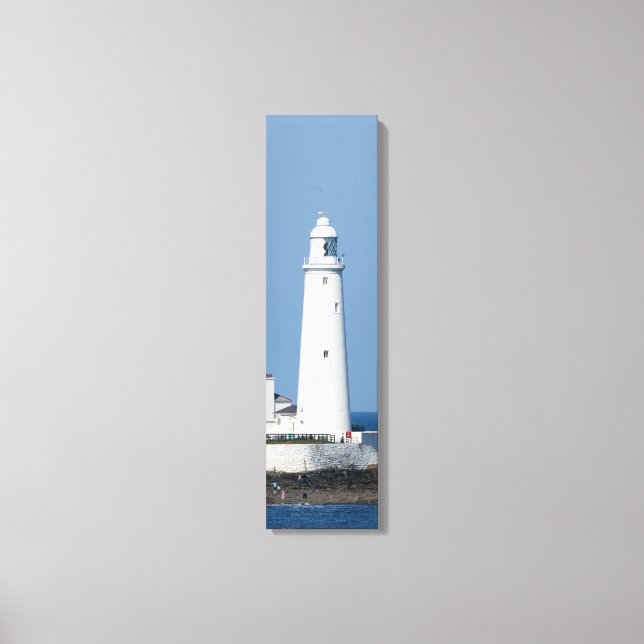 Farol de rua Mary na Canvas vertical costeira (Frente)