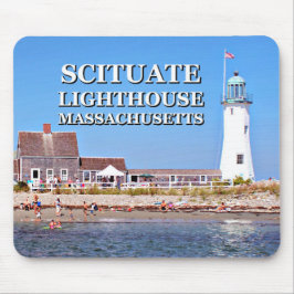 Farol de Scituate, Massachusetts Mousepad