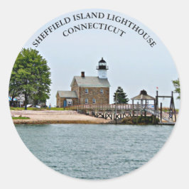 Farol de Sheffield Island, adesivos de Connecticut
