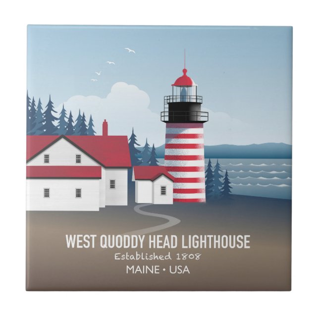 Farol de West Quoddy Head (Frente)