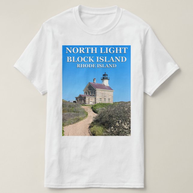 Farol do Norte, Camiseta RI de Ilha de Blocos (Frente do Design)