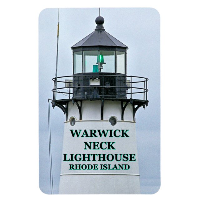 Farol do Pescoço Warwick, Ímã Flexi Rhode Island (Vertical)