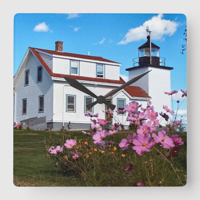 Farol Forte, Relógio Quadrado Maine (Frente)