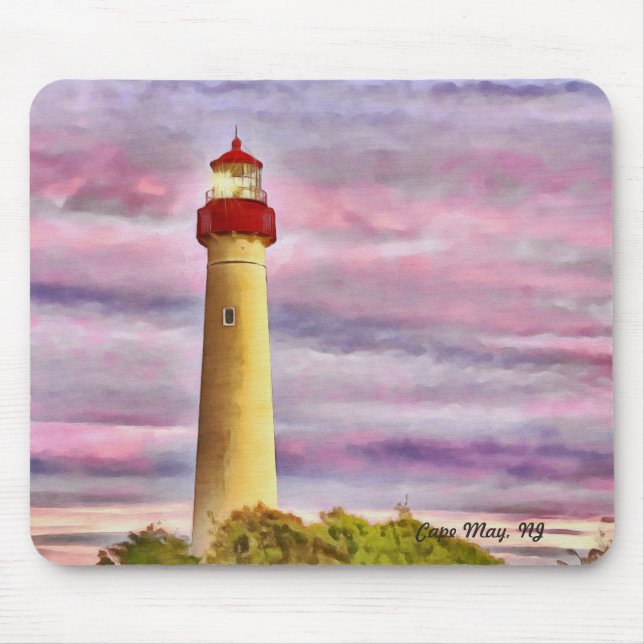 Farol Mousepad de Cape May (Frente)