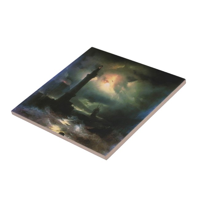 Farol napolitana de Ivan Aivazovsky- (Lateral)