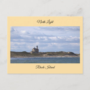 Farol North Light Rhode Island Cartão Postal