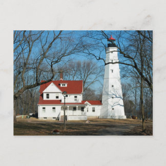 Farol North Point, cartão postal de Milw WI