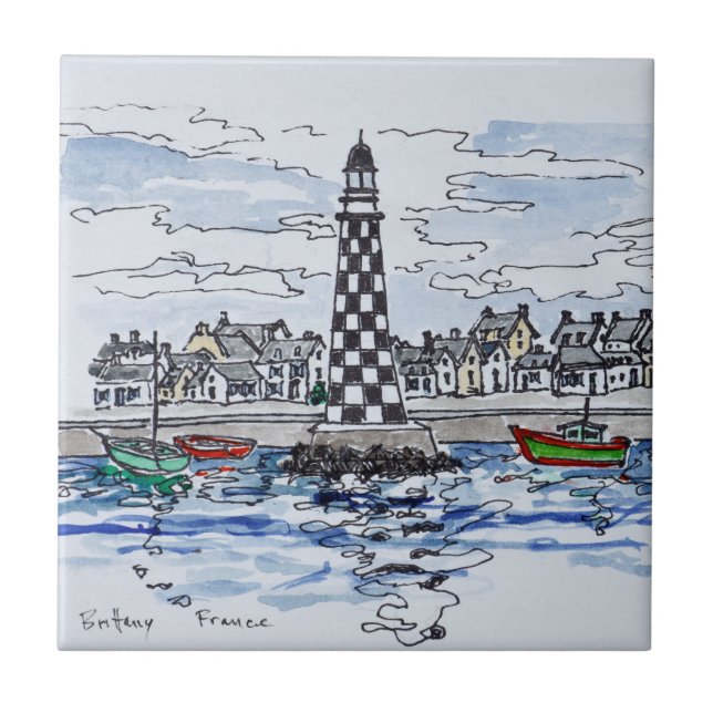 Farol Perdrix, Loctudy | Bretanha, França (Frente)