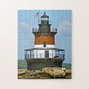 Farol Plum Beach, Quebra-cabeça Rhode Island Jigs