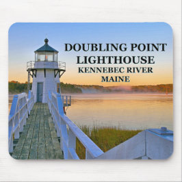 Farol Ponto Duplo, Maine Mousepad