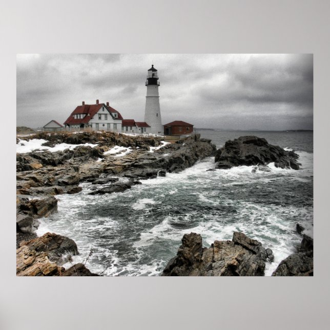 Farol Portland Head - Poster (Frente)