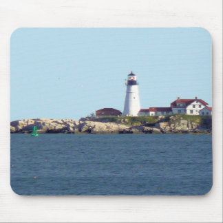 Farol principal litoral Mousepad de Maine Portland