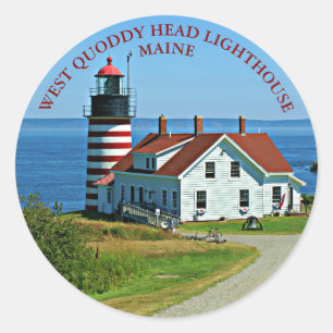 Farol principal ocidental de Quoddy, etiquetas