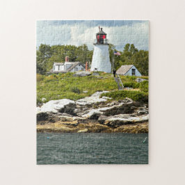 Farol queimado da ilha, quebra-cabeça de Maine