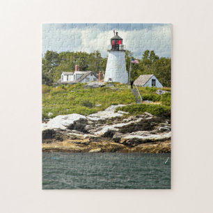 Farol queimado da ilha, quebra-cabeça de Maine
