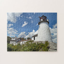 Farol queimado da ilha, quebra-cabeça de Maine