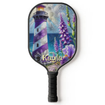 Farol Roxo com Foxglove & Iris Personalizado