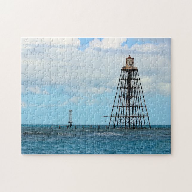 Farol Sand Key, Quebra-cabeça do Flórida Jigserra (Horizontal)