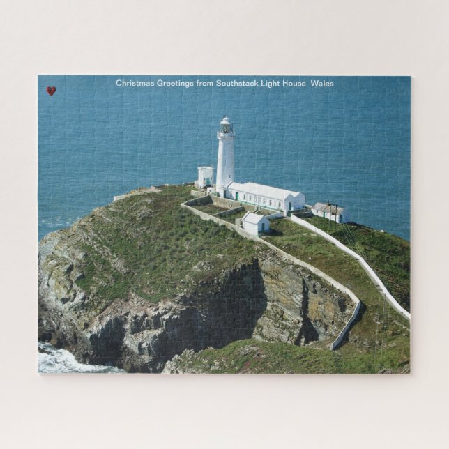 Farol Southstack País de Gales Quebra-cabeça (Horizontal)