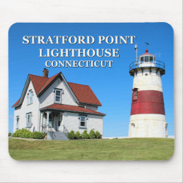 Farol Stratford Point, Connecticut Mousepad