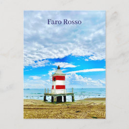 Farol Vermelho Farol Vermelho Itália Cartão Postal