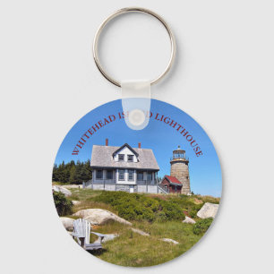 Farol Whitehead Island, Maine Chaveiro
