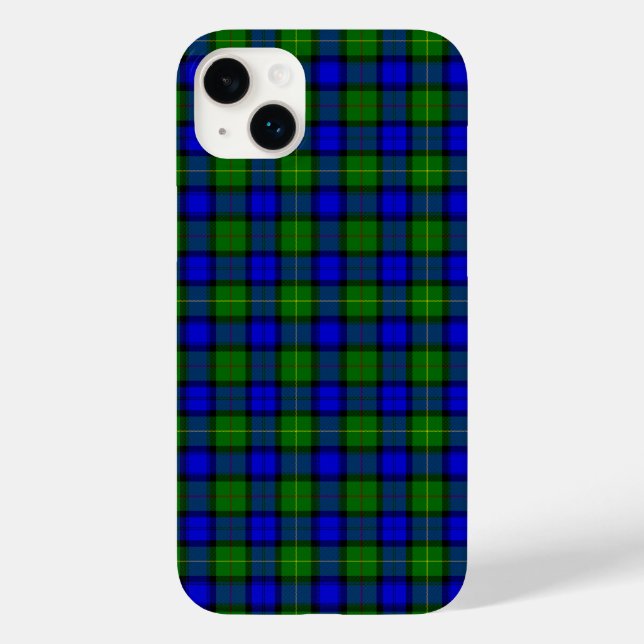 Farquharson tartan xadrez verde azul (Verso)