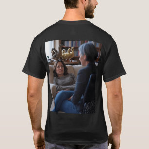 Fascinação Com Patos homens camiseta preta costas