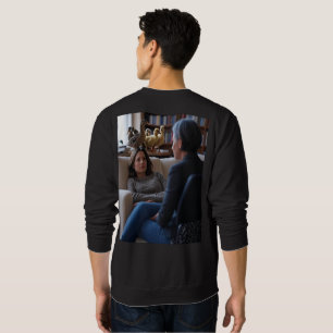 Fascinação Com Patos homens camiseta preta de suor
