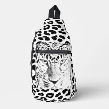 Fascinante Felino - Folha de Maçã-Impressão-Leopar